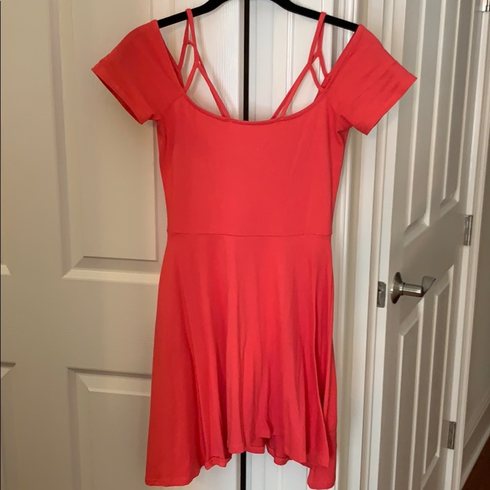 Urban Outfitters hot pink dress